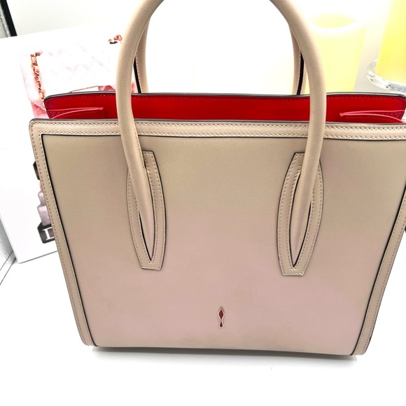 Christian Louboutin Authentic Paloma Medium Tote - Leche Biege - Picture 7 of 16